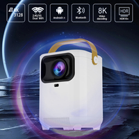 Nouveau projecteur intelligent pour la maison, 4000 lumens, Android, WIFI 2.4G/5G, 1280*720p, LCD, mini projecteur portable 4K