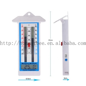 อุปกรณ์เสริมเทอร์โมกราฟเรือนกระจกแบบติดผนังได้อย่างง่ายดาย,เทอร์โมมิเตอร์วัดระยะทางสูงสุดในสวนหลังคาพลิกออกได้ - Product Image 2