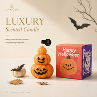 Großhandel Halloween Duftkerzen in Formen, Sojawachs Feiertagsdekoration, Gemischte Stile, Individuelle Duftfarbe, Private Label OEM Geschenke