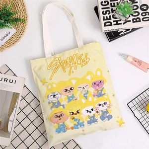 Bolsa de Lona KPOP STRAYKIDS, Bolsa de Compras Resistente con Asa al Hombro y Diseño de Figura - Product Image 2
