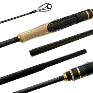 Alpha New Design 4 Sections Portable Toray Carbon 40T ML Power 7' Spinning Fishing Rod