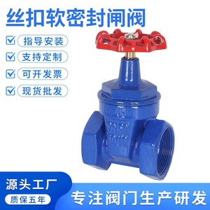 Vanne à opercule filetée Shen Hui 150 mm DN50 à siège flexible pour l'arrêt de l'eau dans les conduites d'incendie et d'eau potable - Product Image 4