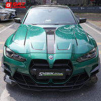 Ailerons latéraux de pare-chocs avant en fibre de carbone sèche style CFA pour BMW M3 G80 G81 M4 G82 G83 2021+