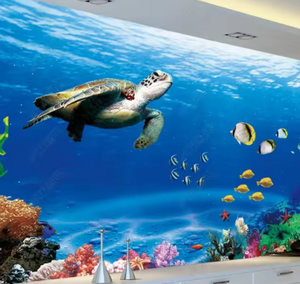 <span class=keywords><strong>วอลเปเปอร์</strong></span>ภาพพิมพ์ 3 มิติ ตกแต่งผนังบ้าน <span class=keywords><strong>ฉาก</strong></span>ในฝันของโลกใต้น้ำ ขนาดตามสั่ง - Product Image 1
