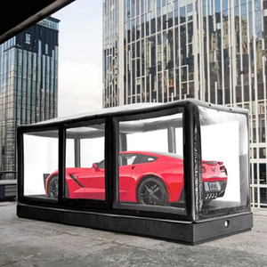 Abri <span class=keywords><strong>de</strong></span> garage gonflable en PVC robuste, imperméable, tente <span class=keywords><strong>de</strong></span> voiture portable pour le stockage <span class=keywords><strong>de</strong></span> véhicules en extérieur - Product Image 6