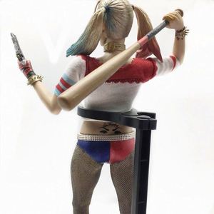 Bambola in PVC di <span class=keywords><strong>Harley</strong></span> <span class=keywords><strong>Quinn</strong></span> 2020 per Bambini, Giocattolo Pazzo, Modellino Collezionabile in Scala 1/6 - Product Image 6