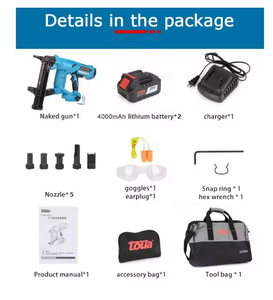 <span class=keywords><strong>Cloueur</strong></span> à <span class=keywords><strong>batterie</strong></span> lithium Toua DCCN40A de haute qualité, <span class=keywords><strong>pour</strong></span> utilisation industrielle sur métal et béton - Product Image 4