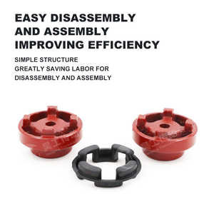 Accouplement en caoutchouc pour machines en fonte NM-148, haute performance, pour transmission de puissance par torsion, pièces OEM personnalisées - Product Image 6