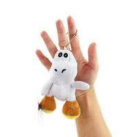 Porte-clés en peluche petit dinosaure plombier 10 couleurs, pendentif dinosaure mignon de dessin animé, breloque de sac, accessoires, cordon de téléphone, vente en gros