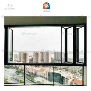 Vetrate trong Vetro senza telaio gấp trong cửa sổ kính không khung gấp cửa sổ kính gấp cửa sổ - Product Image 3