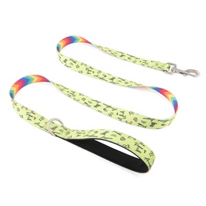 Laisse de traction pour chien avec impression par transfert thermique, pour chien de combat, chien de promenade, chien de grande, moyenne et petite taille, chien de compagnie, laisse en P, laisse anti-évasion pour chien de grande taille - Product Image 1