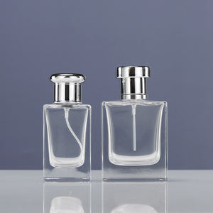 Bouteille d'emballage de parfum en verre vintage de 30ml 50ml Bouteilles de parfum d'atomiseur de vaporisateur en verre avec pompes de pulvérisateur à sertir - Product Image 3