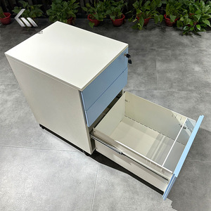 Bán Buôn Nội Thất Văn Phòng Di Động Bệ 3 Ngăn Kéo Kim Loại Tủ Thép Di Động Tập Tin Bệ Di Chuyển Tủ Hồ sơ - Product Image 4