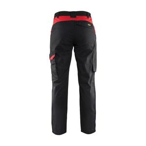 BLAKLADER - 710418009956C42 Pantalon industriel femme Noir/Rouge-PANTALON DE TRAVAIL EAN 7330509486948 PANTALON DE TRAVAIL CARGO - Product Image 2