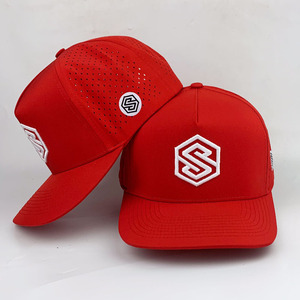 Mũ golf thời trang bán buôn chống thấm nước 5 tấm, logo thêu 3D, mũ lưỡi trai có lỗ thoáng khí, mũ bóng chày thể thao tùy chỉnh - Product Image 1