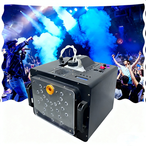 MINGLANG LED <strong>Fog</strong> <strong>Machine</strong> for Parties DMX512 6CH Multicolor Stage Equipment with <strong>3000W</strong> Remote Control Iron Power Source - Product Image 1