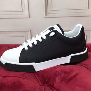 <span class=keywords><strong>Zapatillas</strong></span> Planas de Cuero Genuino de Diseño Clásico Negro de Caña Baja para Caminar, Tendencia 2025 - Product Image 3