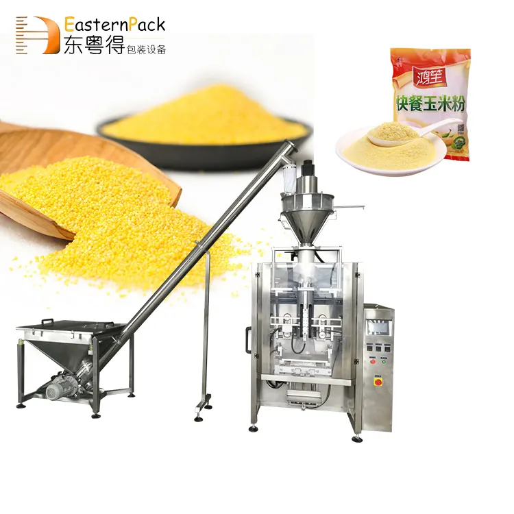 Automatic Filling Powder Mdp Spice 100 Gram Gypsum Bag Maize Milling And Flour Packing Machine