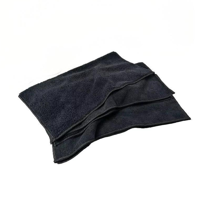 Microfiber Woven Black 30x30cm 300gsm Quick