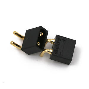 Amass XT30PW-M36 <b>2</b>-<b>Pin</b> Horizontal PCB Plug, No Support <b>Pins</b> Low-Profile Right-Angle Solder <b>Connector</b> for Ultra-Compact RC Models - Product Image 4