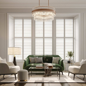 Persianas de Plantación Modernas de Aleación de Aluminio Premium Personalizables Directas de Fábrica, Ecológicas para Salas de Estar y Hoteles - Product Image 4