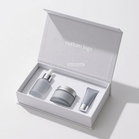 Boîte en carton magnétique de qualité supérieure pour soins de la peau, réutilisable, en gros, emballage de flacon de lotion avec insert en EVA