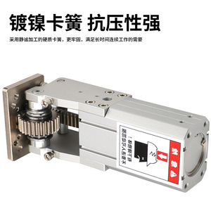 กระบอกลมแบบหมุน DDE Dade Pneumatics รุ่น HC อลูมิเนียมเกียร์นิวแมติก ชุดประกอบแบบเอียง 90 องศา - Product Image 4
