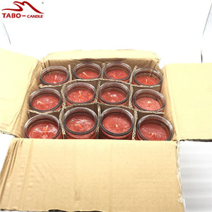 Velas Votivas Religiosas <span class=keywords><strong>TaBo</strong></span> de Alta Calidad, Redondas, en Frasco de Vidrio, Velas de Navidad para Iglesia, en Stock, Venta al Por Mayor - Product Image 6