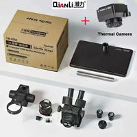 QIANLI 6558 Trinocular Electron Microscope 6.5X-58X Zoom for Mobile Phones PCB Repair Gorilla 6.5X-58X Zoom Electron Trinocularf