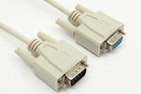 Cable DB9 macho a DB9 macho serie RS232 de 6 pies