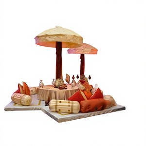 Décoration de scène de mariage musulman, de cérémonie Heena, de mariage pakistanais, de cérémonie Mehndi, et parapluies de scène de mariage indien - Product Image 1