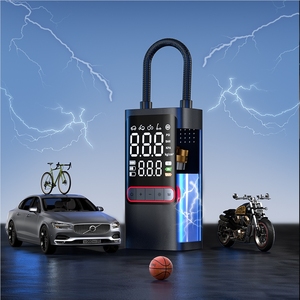 타이어 펌프 디지털 ATJ-003 전기 자동차 스마트 자동 자전거 오토바이 2024 타이어 공기 팽창기 전원 표시기 미니 휴대용 - Product Image 4