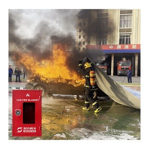EN coperta antincendio per auto al litio di emergenza estrema 6x8 m 19,8x26 Ft certificato 13501 <span class=keywords><strong>CE</strong></span> EV - Product Image 1