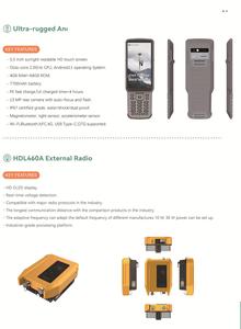 อุปกรณ์สำรวจถนนและสะพาน ระบบ RTK ขั้นสูง รุ่น Engine1408 ช่องสัญญาณ 1408 ช่อง ระบบ IMU RTK GPS GNSS ระบบระบุตำแหน่ง G6 DGPS GNSS GPS RTK Hi Target V - Product Image 5