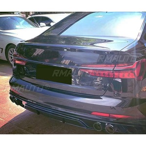 Protector de Parachoques Trasero, Difusor, Spoiler, Protector de Parachoques, Kit de Carrocería para Audi A6L 2019-2024, Accesorios para Automóviles - Product Image 6