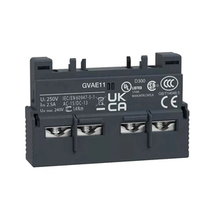 Bloc de contact auxiliaire 100 % original Schneider GVAE11 TeSys GV 1NO+1NC à montage frontal pour disjoncteur moteur GV2 GV3 - Product Image 6
