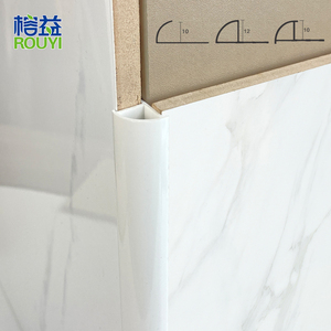 Profil complet de bordure de carrelage en PVC, bordure d'angle, <span class=keywords><strong>Jordan</strong></span> Qatar Market, bordure de carrelage en céramique en plastique - Product Image 1