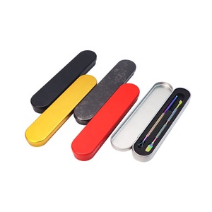 2025 nuovi prodotti di stampa EVA Uimura LOGO a conchiglia di bellezza quadrate piccole scatole di latta di metallo per penna - Product Image 1