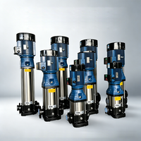 Pompa Sentrifugal Multistage Vertikal CNP CDLF Baja Tahan Karat Tekanan Tinggi Terkontrol PLC untuk Sistem RO 1 Tahun