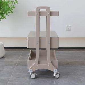 Carrito de Muebles Multifuncional de Madera para Salón de Belleza Moderno, Estante Móvil para Spa, Carrito para Arte de Uñas y Tatuajes - Product Image 6