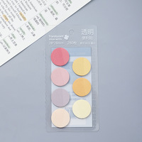 Bloc-notes transparent en PET, marque-page, notes adhésives transparentes, autocollants d'index personnalisés, bloc-notes inscriptible, marque-page auto-adhésif