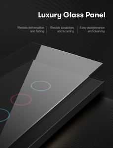 Tuya chuyển đổi thông minh chúng tôi trung tính/không có trung tính yêu cầu 2-band quang Wifi Cảm ứng chuyển đổi Tương thích với alexagoogle nhà - Product Image 6