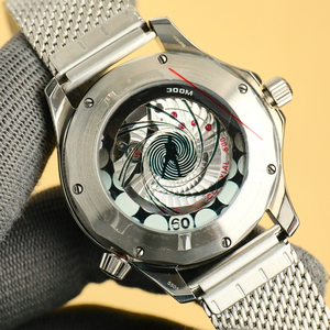 Wholesale Factory Price Mechanical Diver 300m 8806 Movement 007 Stainless Steel <b>Case</b> Luminous <b>Watches</b> Men Wrist Luxury - Product Image 5