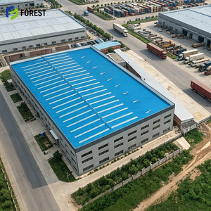 Estructura de Acero Galvanizado Resistente a la Corrosión para Talleres, Almacenes, Naves Industriales Prefabricadas y Plantas Comerciales Pesadas - Product Image 1