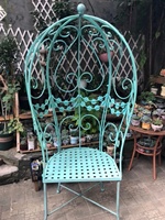 JXT cour extérieure parc table chaise balcon chaise fer art dossier chaises photographie bancs