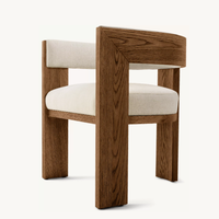 Fauteuils de Luxe Hôtellerie-Restauration, Chaises de Salle à Manger en Bois de Chêne