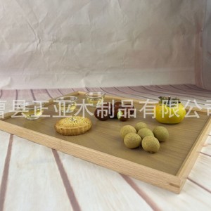 Plateau de service en bois Zhengya, moyen, 41x29x2cm, pour restaurants, hôtels, présentation alimentaire - Product Image 4
