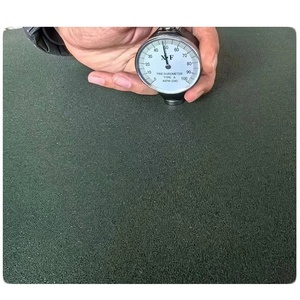 Revêtement de sol en caoutchouc pour salle de sport 1m x 1m x 15mm, revêtement de sol EPDM pour salle de sport - Product Image 3