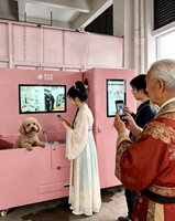 Machine à laver pour animaux de compagnie personnalisée, multifonction, pour chiens et chats, nettoyeur de toilettage