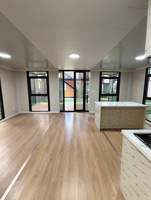 Maisons conteneurs modernes de luxe extensibles de 10, 20, 30 et 40 pieds, directement fournis par l'usine, pour jardin, maison de jardin ou studio de jardin.